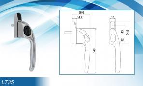 Khoá cửa bật đa điểm L735 