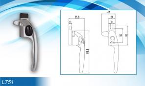 Khoá cửa bật L751 